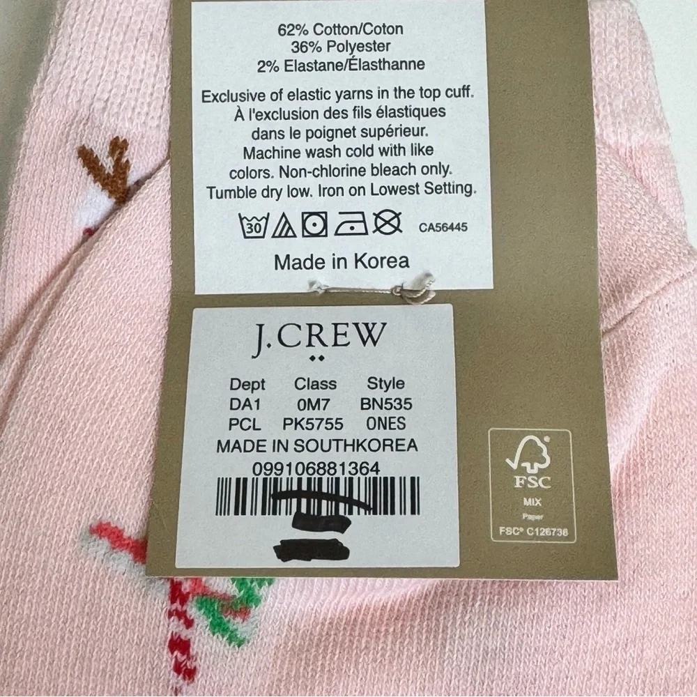 J. Crew it’s Christmas time 2 pair of dress socks